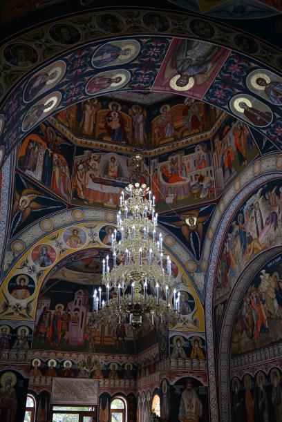 Pictura a fost realizată în tehnica „al fresco“ de pictorul Constantin Diaconescu din Dorohoi (Foto: Lucian Apopei)