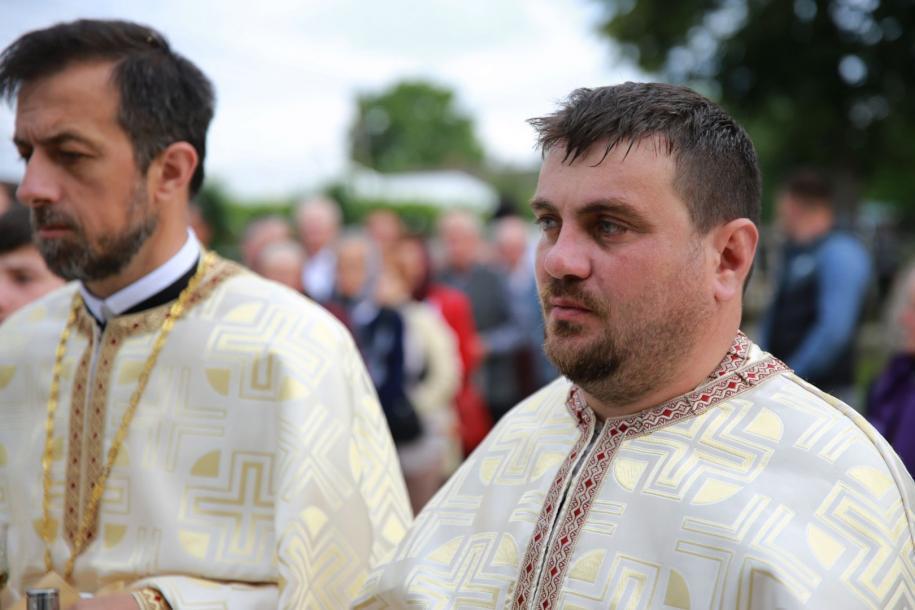 Părintele Ioan Bucur, suplinitorul filiei Bârgăoani / foto: Flavius Popa