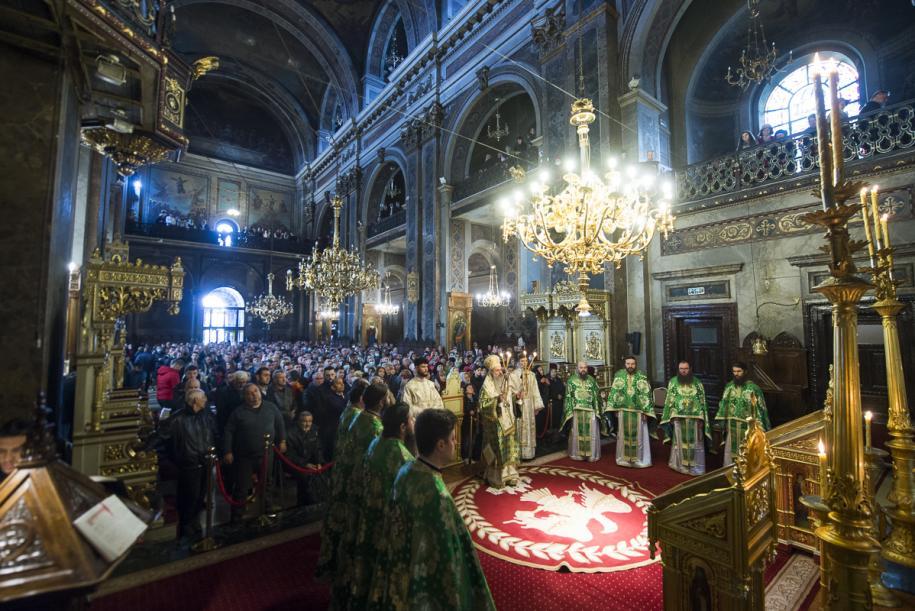 IPS Mitropolit Teofan, slujind Sfânta Liturghie de Florii/ Foto: Tudorel Rusu