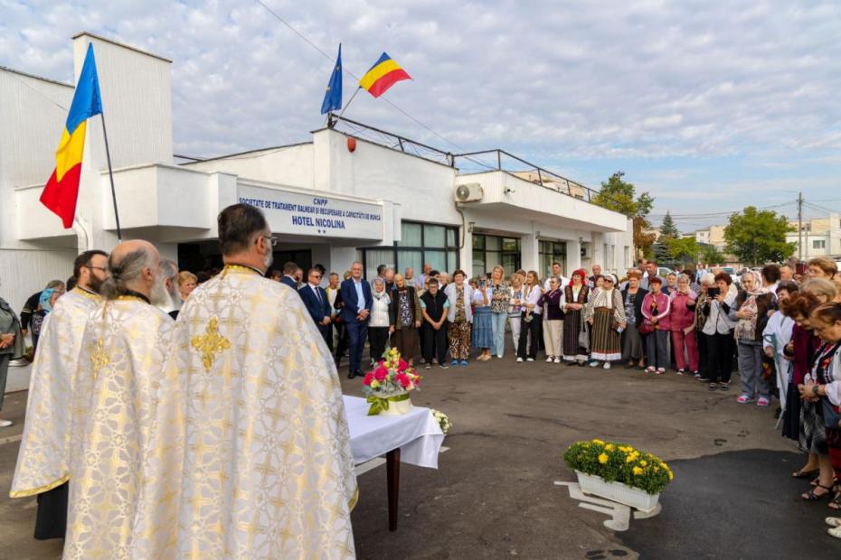 A fost inaugurat Parcul seniorilor de la Staţiunea de Tratament Balnear Nicolina / Foto: Andrei Cucu