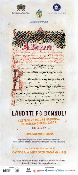 Festivalul-Concurs Naţional de Muzică Bisericească „Lăudaţi pe Domnul!”