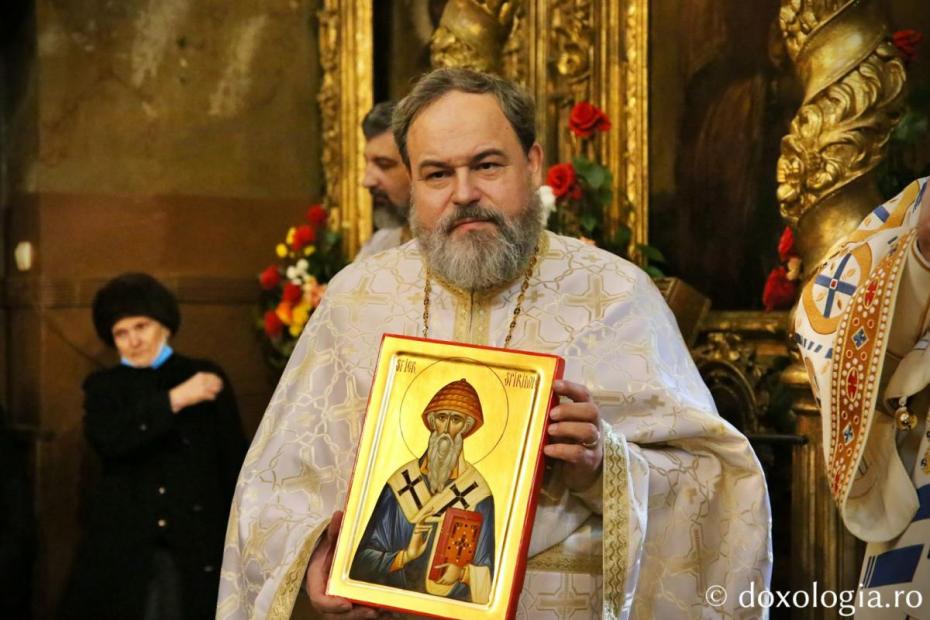 Părintele vicar administrativ Marian Timofte, parohul Bisericii „Sfântul Spiridon” din Iași / Foto: Flavius Popa