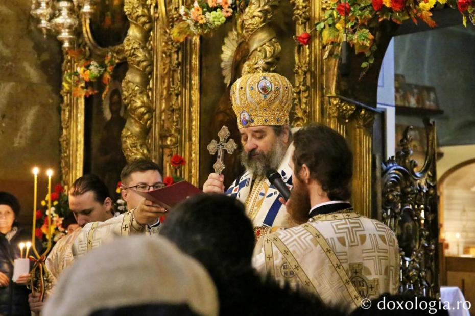 PS Nichifor Botoșăneanul, la hramul Bisericii „Sfântul Spiridon” din Iași / Foto: Flavius Popa
