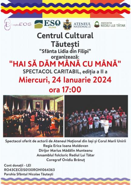 Spectacolul caritabil „Hai să dăm mână cu mână”