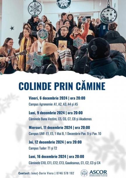 Colinde prin cămine