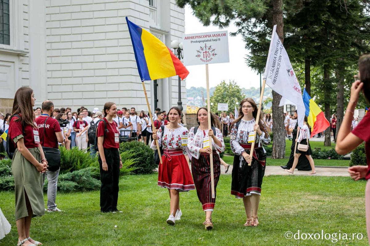 Deschiderea oficială a Întâlnirii Tinerilor Ortodocși din Moldova 2023 / Foto: Oana Nechifor