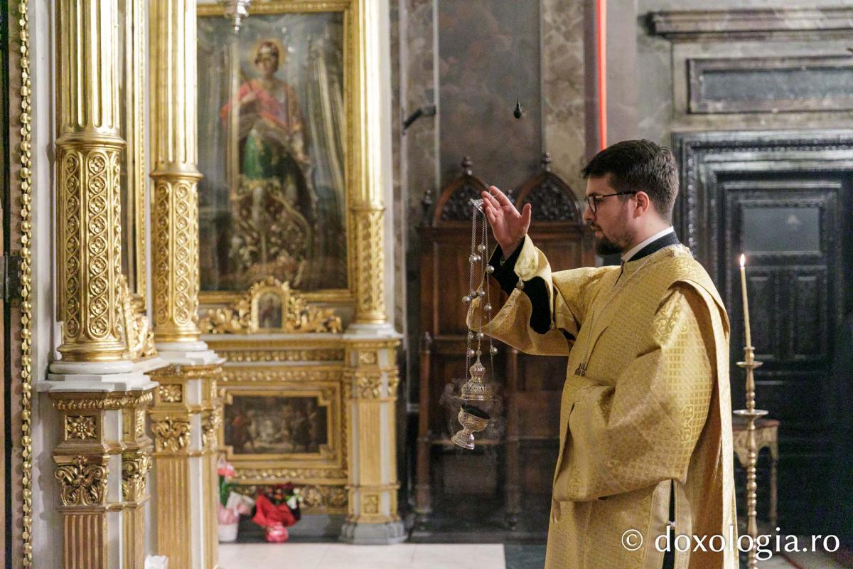 Priveghere în cinstea Sfântului Ierarh Andrei Criteanul la Catedrala Mitropolitană din Iași / Foto: pr. Silviu Cluci